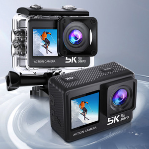 Chống rung 5k30fps 4K60fps đi Pro Mũ bảo hiểm máy ảnh gắn kết cơ thể không thấm nước ngoài trời video hành động phụ kiện máy ảnh thể thao - Product Image 1