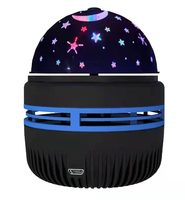 Mini projecteur de boule magique, pièce LED rotative pour enfant, 2 pièces