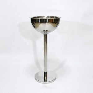 Soporte de cubo de barra de acero inoxidable de lujo, cuenco de hielo grande de 12L para vino, cerveza, Enfriador de botellas, hielo de fiesta de oro rosa - Product Image 3