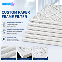Filtre à air plissé pour système de climatisation, haute efficacité, remplacement pour fournaise AC, prix de gros en vrac, filtre HVAC à cadre plissé