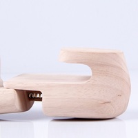 LM045 arbre à chaussures réglable de qualité supérieure en bois de hêtre naturel pour hommes