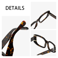Montures de lunettes optiques haut de gamme faites à la main en acétate, anti-lumière bleue, style étroit européen, unisexe, vente en gros OEM pour fabricants