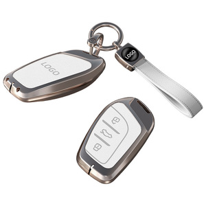 Custodia per Chiave Auto in Lega di Zinco con Portachiavi per Roewe RX5 I6 I5 RX3 RX8 ERX5 MG ZS EV MG6 EZS HS EHS MARVEL X/RX - Product Image 5