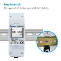Compteur d'énergie intelligent Eastron SDM230-WIFI-TY Tuya Smart Life APP 1P2W, surveillance à distance sans fil de la consommation d'énergie, compteur d'énergie MID