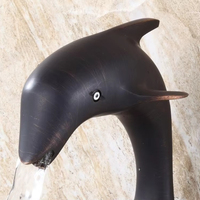Robinet de lavabo de salle de bain de luxe à poignée unique, en alliage de zinc, cartouche en céramique, finition noire huilée durable, trou unique