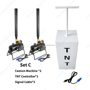 इलेक्ट्रॉनिक ब्लैक रिमोट कंट्रोल कॉन्फेटी पाउडर कैनन ने आउटडोर आतिशबाजी की शादी के नए साल के होलोलीन का खुलासा किया - Product Image 5