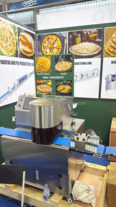 Línea <span class=keywords><strong>de</strong></span> Máquina Automática para Estirar Masa <span class=keywords><strong>de</strong></span> <span class=keywords><strong>Pizza</strong></span> <span class=keywords><strong>de</strong></span> <span class=keywords><strong>Gran</strong></span> Tamaño, con Control PLC y Acero Inoxidable SUS 304, para Bases <span class=keywords><strong>de</strong></span> <span class=keywords><strong>Pizza</strong></span> <span class=keywords><strong>de</strong></span> <span class=keywords><strong>7</strong></span> y 8 Pulgadas - Product Image 6