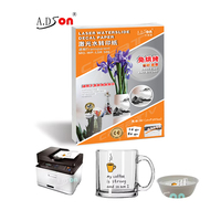 Transfert d'eau pour fleurs, papier blanc imprimable pour décalcomanies aquatiques, idéal pour la Saint-Valentin, les anniversaires, la fête des Mères, les mariages
