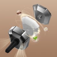 Nouveau désodorisant de voiture en alliage miniature, clip de parfum pour grille d'aération de climatiseur automobile, parfum aromatique frais, pièce auto en alliage