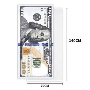 Bán Buôn Biểu Tượng Tùy Chỉnh In Ấn Bãi Biển Khăn <span class=keywords><strong>Terry</strong></span> Vải Khăn Lớn 140*70Cm Khăn Cho Mùa Hè Của 100 Đô La - Product Image 3