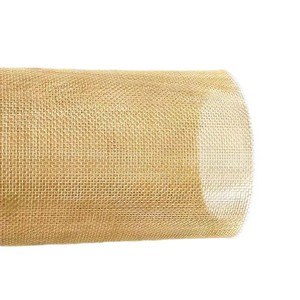 H62 Brass Woven <b>Wire</b> <b>Mesh</b>, EMI RFI Shielding Filter Screen, Non-Sparking Sieve for Chemical Food Laboratory Filtration - Product Image 2