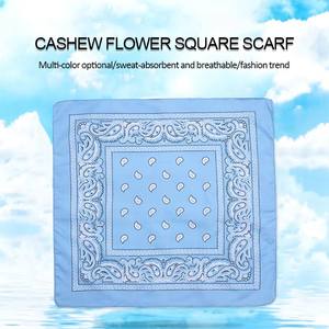 Bandana en coton unisexe à motif paisley, foulard carré, bandeau, pour le cyclisme en plein air, hip-hop, enveloppe de cheveux, mouchoir - Product Image 6