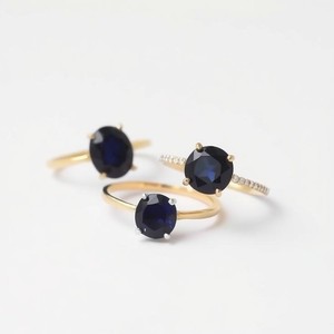 แหวนอัญมณีชุบทองและเงินสเตอริง925แบบปรับได้แหวนพลอยพลอยราศีเกิดสำหรับคู่รักแบบอินฟินิตี้ - Product Image 4