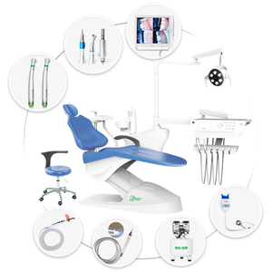 Fauteuil dentaire économique et rentable avec système de levage électrique, coussin confortable pour les interventions quotidiennes du dentiste - Product Image 4
