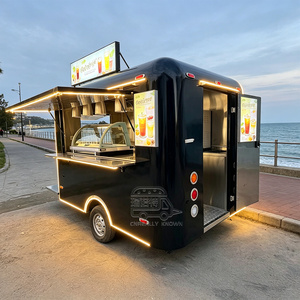 Remorque de restauration en acier inoxydable, chariot à pizza, hamburgers et hot-dogs, entièrement équipé, camion de restauration - Product Image 4