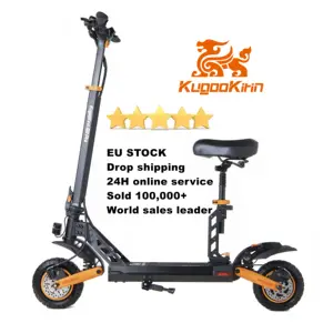 Kukirin G2 PRO EU 창고 3 단 조정 200kg 부하 10 인치 휠 성인 전기 스쿠터 오프로드