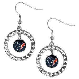 Pendientes de Diamantes Redondos de Piedra Natural de Kevlar con la Serie de 32 Equipos <span class=keywords><strong>Deportivos</strong></span> de la NFL para <span class=keywords><strong>Mujer</strong></span>, Yiwu - Product Image 2
