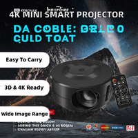 Projecteur intelligent portable 4K 2024E60 LED Laser 1080p avec Wi-Fi, courte focale, hologramme astronaute pour mini 3D
