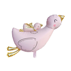 Ballons en aluminium transfrontaliers motif fleur, <span class=keywords><strong>papillon</strong></span> et <span class=keywords><strong>lapin</strong></span> de dessin animé pour la décoration de fête d'anniversaire d'enfants - Product Image 2