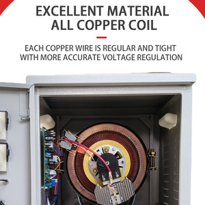 Voltaj sabitleyici tek fazlı SVC TND-<span class=keywords><strong>30KW</strong></span> 30KVA giriş 150-250V çıkış 220V yüksek hassasiyetli tam otomatik Stabilize - Product Image 5