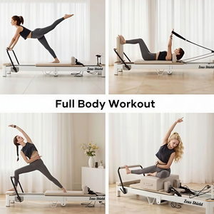 Reformer de Pilates Profesional de Aluminio, Ajustable, Multifuncional, Portátil y Duradero, Directo de Fábrica, OEM, para Ejercicio en Casa o Gimnasio - Product Image 5