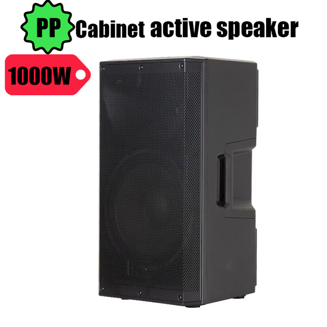 1000W Powered 12 Inch Active PA Speaker DSP TWS Bluetooth 5.0 for Stage Performance & Mobile DJ Sound System