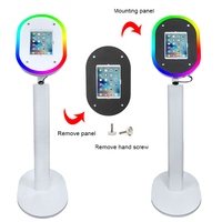 Cabina de Fotos para iPad, Estilo Vogue, con Luz RGB, Rotación de 180 Grados, Disponible en Almacenes de EE. UU./Canadá/Reino Unido
