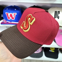 Gorro de Béisbol Popular de 5 Paneles Color Trigo Marrón Claro con Logotipo Bordado en 3D, Gorra Deportiva con Estructura en A para Hombre y Jóvenes