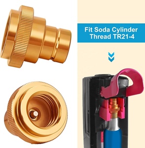 Cilindro de CO2 de Aluminio de 0.6L con Conexión Rápida, Aprobado por DOT UK CDG Rho Mark <span class=keywords><strong>TPER</strong></span>, Fácil de Usar para Máquinas de Agua Carbonatada - Product Image 5