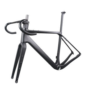 <span class=keywords><strong>Cuadro</strong></span> de <span class=keywords><strong>bicicleta</strong></span> de grava de disco de Cable oculto completo GR048, <span class=keywords><strong>cuadro</strong></span> de <span class=keywords><strong>bicicleta</strong></span> de grava fibra T1000 T47 soporte inferior de rosca Max Tire 700X50C - Product Image 3