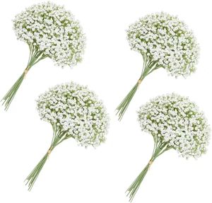 Flor Artificial de Tacto Real, Gypsophila de PVC de Alta Calidad para Decoraciones de Hogar y Bodas, Flores Simuladas - Product Image 1