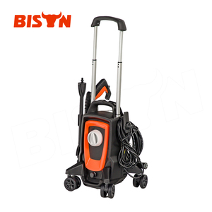 Bò rừng bizon thương nhân hộ gia đình điện 220V 1800W 5lpm xe sạch Carbon động cơ bàn chải 50Hz 100bar áp lực cao Máy giặt di động - Product Image 1