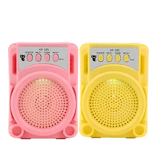 Paisible Cheap Price HF-185 3 Inch Portable TWS Speaker Multi Function With FM AUX USB Cool Light Compatible Bluetooth