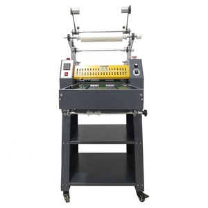 15 ''Gold Foiling Máquina laminadora en frío y caliente 390 Precio de fábrica A3 A4 Máquina laminadora Uso de oficina Laminación - Product Image 1
