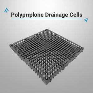 Barrière racinaire composite en géotextile non tissé alvéolé 20-30, panneau de drainage pour toitures, terrasses et allées paysagères - Product Image 1