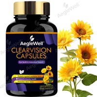 Capsules de lutéine et de zéaxanthine Aeglewell, complément alimentaire premium pour la santé des yeux, soutient la clarté de la vision et la protection contre la lumière bleue |   Non-OGM