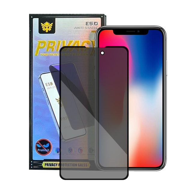 Custom Huituo Bulk Pack Phone Anti Scratch Anti Peeping Tempered Glass for iphone 13 13 Pro 14 Privacy Screen Protector
