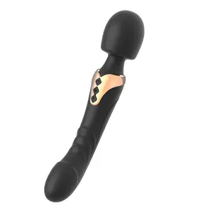 Fabrika kaynağı güçlü yumuşak silikon G Spot kadınlar seks oyuncak Dildos AV vibratör büyük sihirli değnek masaj