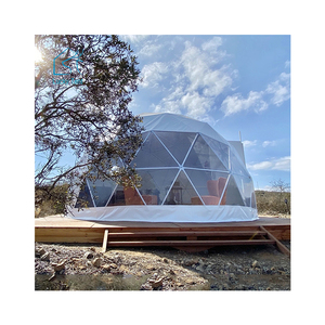 Tente de camping touristique de luxe avec poêle, imperméable, extérieur, hôtel, dôme, prix d'usine - Product Image 4