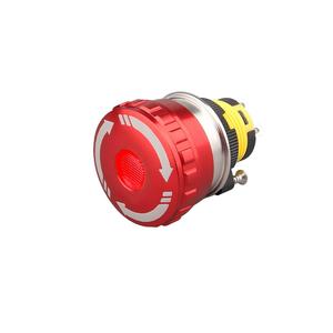 Bouton d'arrêt d'urgence en acier inoxydable 16mm/19mm/22mm, bouton poussoir de sécurité Scram, bouton d'arrêt d'urgence 10A 1NO IP67 LED pour appareils électroménagers - Product Image 5