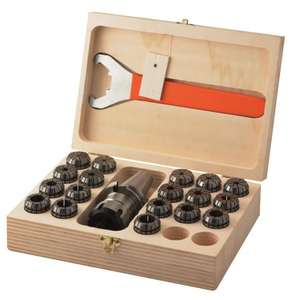 Jeu de mandrins à pince Ttake Tcb40 H70 Erx, 3 mâchoires, acier HRC 60-65, cône MT2, diamètre 53 mm, longueur 150 mm - Product Image 1