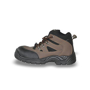 High Quality PU Leather Upper Safety Shoes With Iron <strong>Toe</strong> Supplied <strong>by</strong> Working Boots Manufacturer in China - Product Image 1