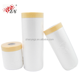 <span class=keywords><strong>Film</strong></span> de masquage pré-adhésif bleu, blanc et <span class=keywords><strong>vert</strong></span> de 8 microns d'épaisseur pour peinture automobile - Prix de gros - Product Image 1