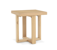 Table basse carrée en bois d'extrémité latérale pour le salon