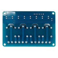 Module de relais 4 canaux DC 5V/12V avec optocoupleur Déclenchement bas niveau 10A/250VAC & 10A 30VDC Relais Carte d'extension