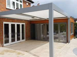 פרגולה סולארית עמיד למים עם פתח תריס פרגולה גאזבו & ביתן - Product Image 5