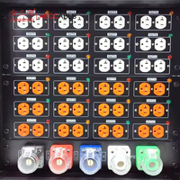 24-Road Meigi Meigi Plaqué LED Grand Écran Performance de Flux Droite Éclairage de Scène Distribution Armoire Power Box Haute