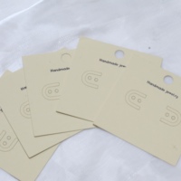 Cartes à bijoux personnalisées imprimées, emballage en papier écologique, cartes d'affichage avec logo pour boucles d'oreilles, cartes en papier pour bijoux