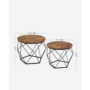 Simple modern round coffee <b>table</b>, living room casual <b>sofa</b> side <b>table</b>, small apartment low <b>table</b>, wrought iron small <b>table</b> - Product Image 3