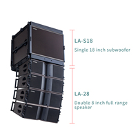 Harga Pabrik Speaker Line Array 8 Inci 200W 2 Cara Speaker Profesional Lengkap